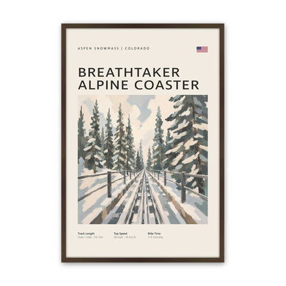 Snowy Coaster Trio Set of 3 At Prints