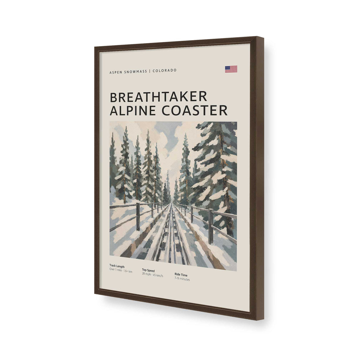 [Color:Belvinder Brown], Picture of art in a Belvinder Brown frame of the corner