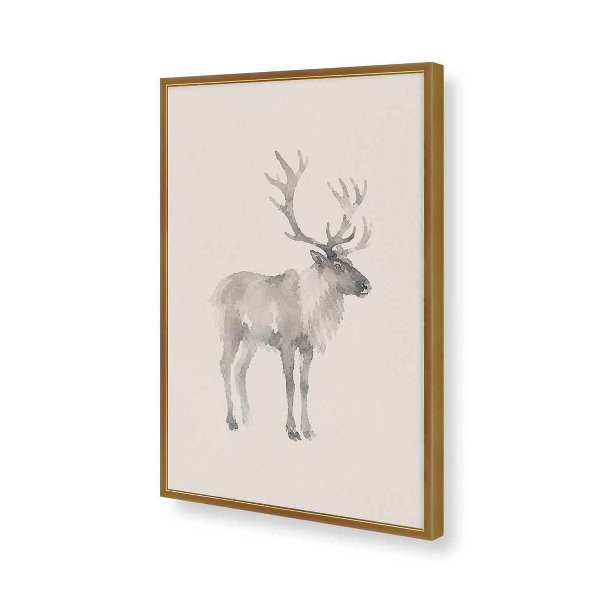[Color:Polished Gold], Picture of art in a Polished Gold frame of the corner