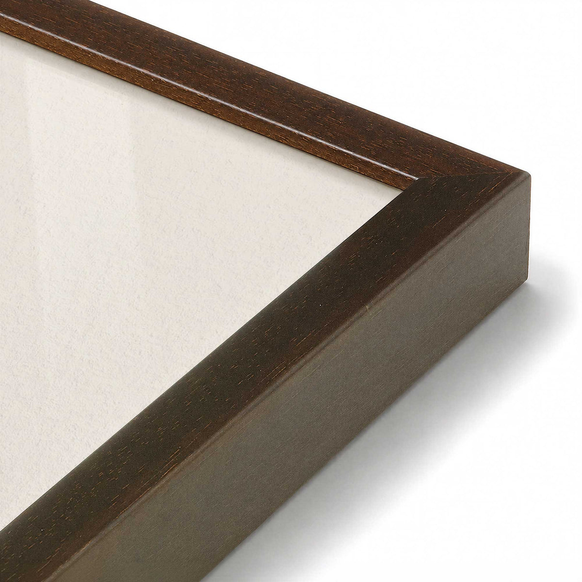 [Color:Belvinder Brown], Picture of art in a Belvinder Brown frame at an angle