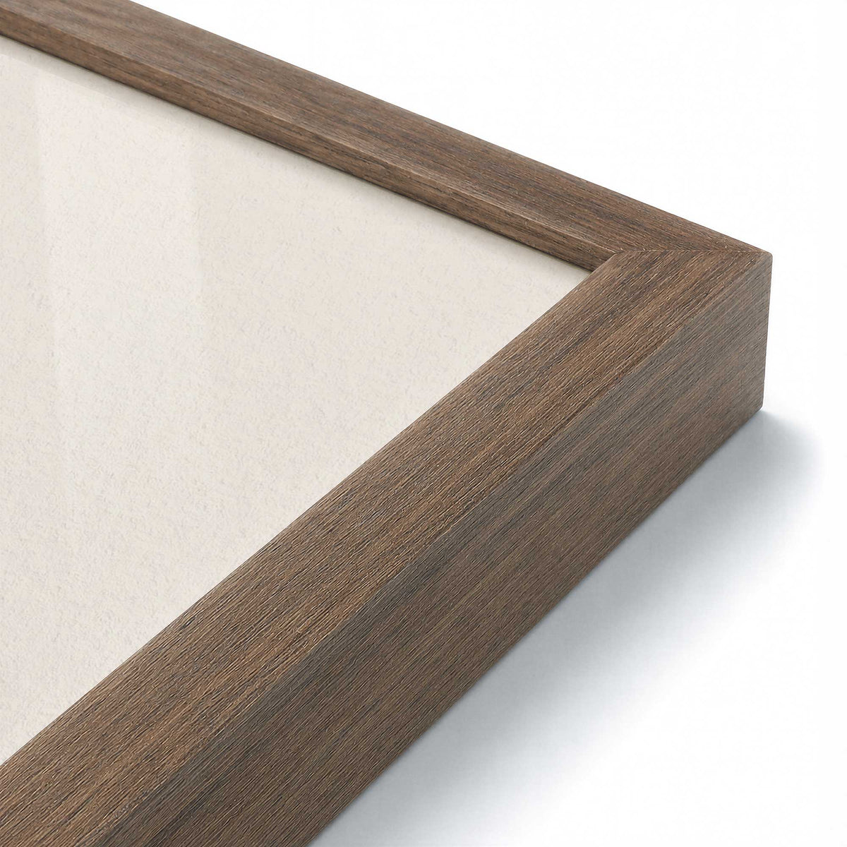 [Color:Walnut], Picture of art in a Walnut frame at an angle