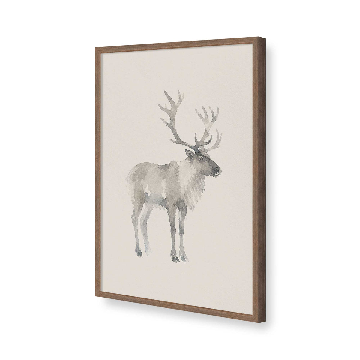 [Color:Walnut], Picture of art in a Walnut frame of the corner