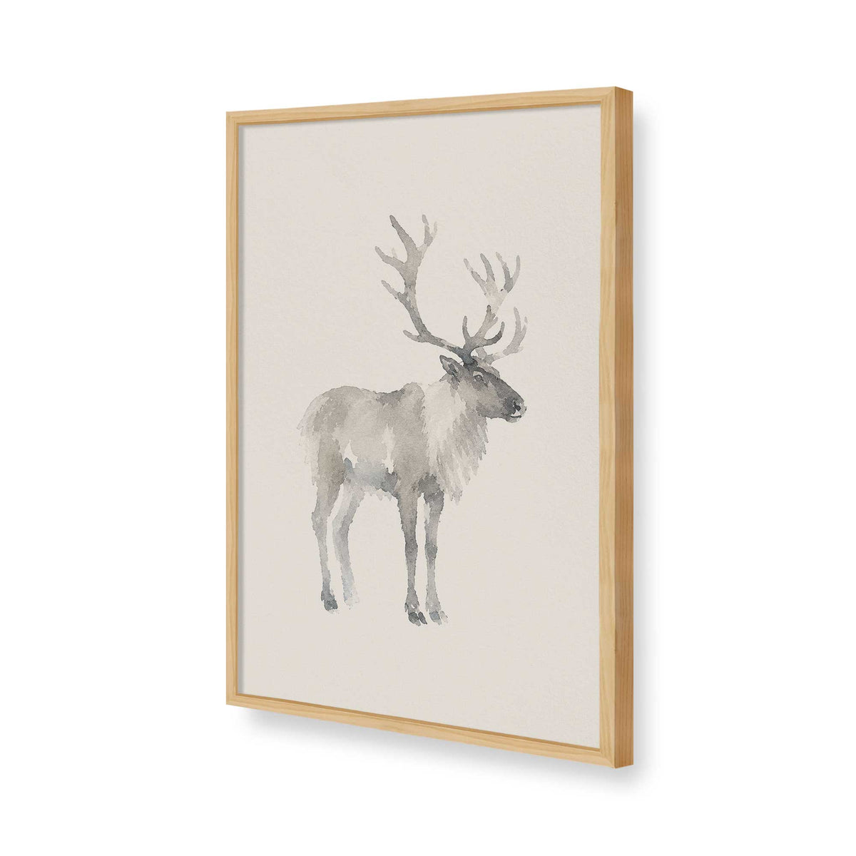 [Color:American Maple], Picture of art in a American Maple frame of the corner