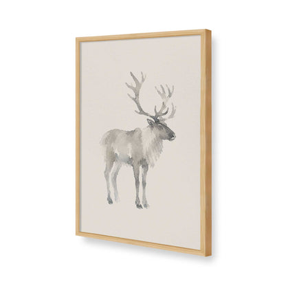 [Color:American Maple], Picture of art in a American Maple frame of the corner