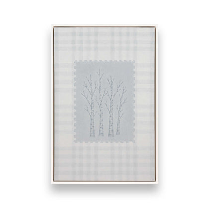 [Color:Opaque White], Picture of art in a White frame
