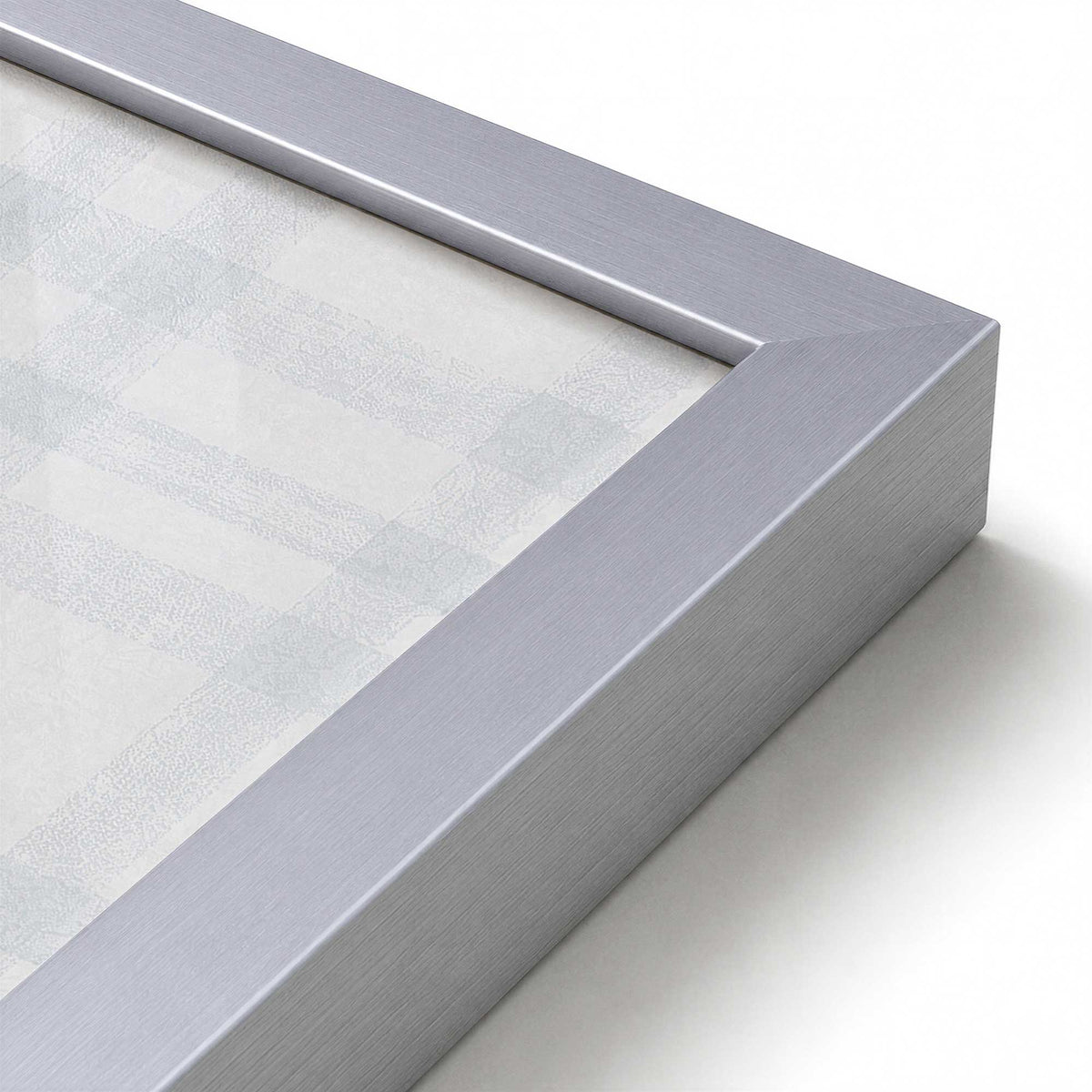 [Color:Polished Chrome], Picture of art in a Polished Chrome frame at an angle