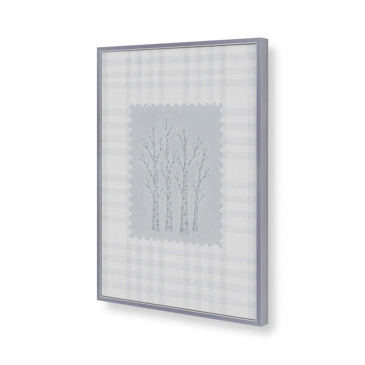 [Color:Polished Chrome], Picture of art in a Polished Chrome frame of the corner