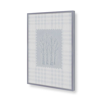 [Color:Polished Chrome], Picture of art in a Polished Chrome frame of the corner