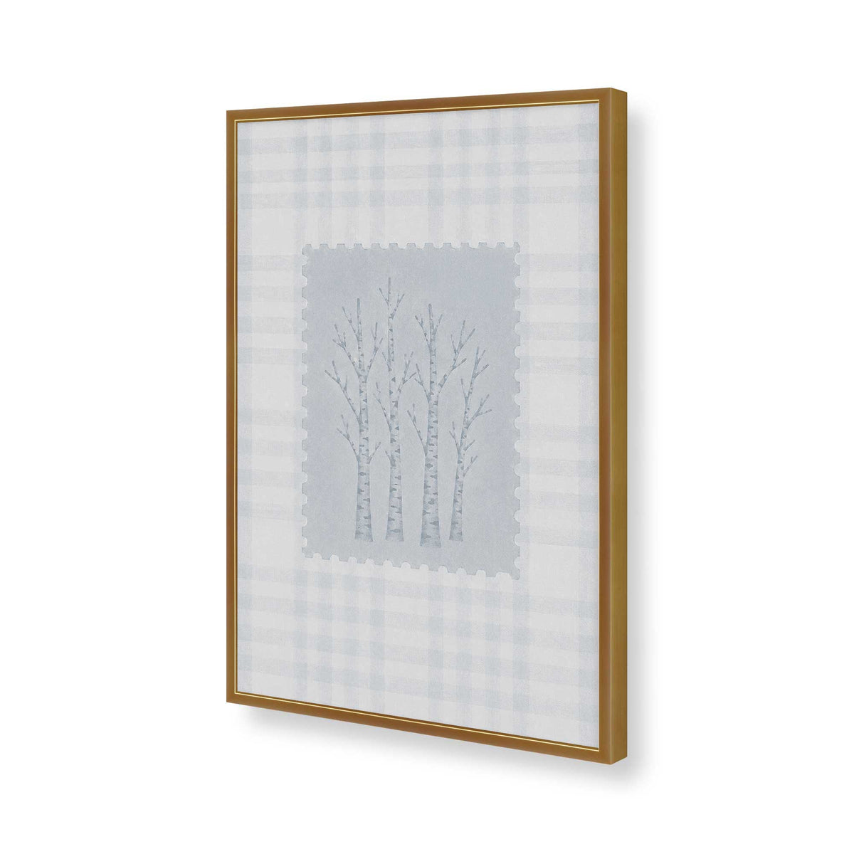 [Color:Polished Gold], Picture of art in a Polished Gold frame of the corner
