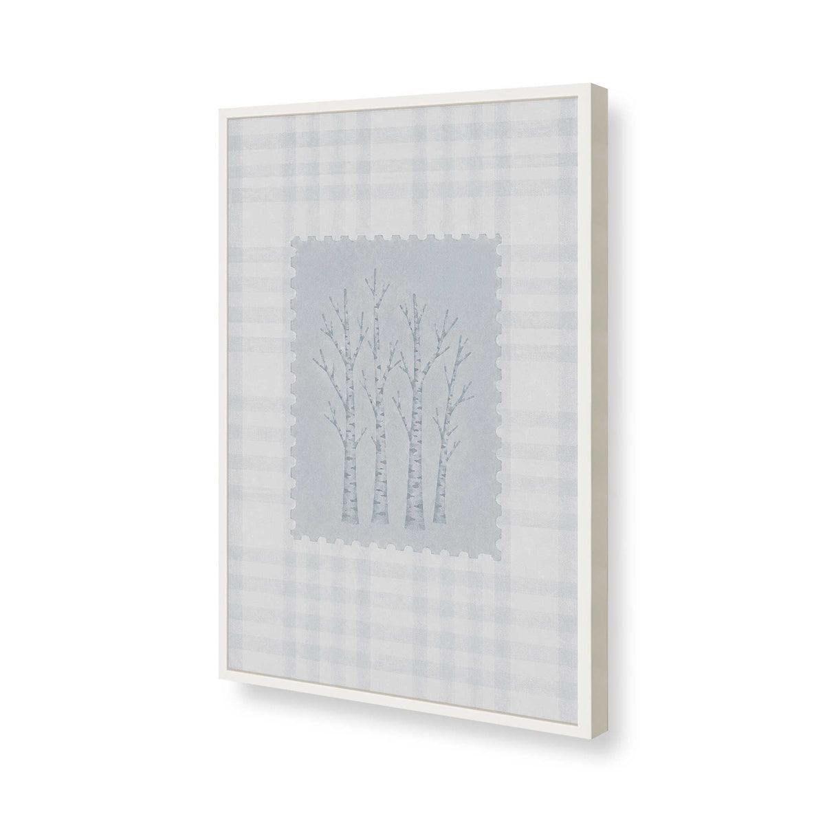 [Color:Opaque White], Picture of art in a Opaque White frame of the corner