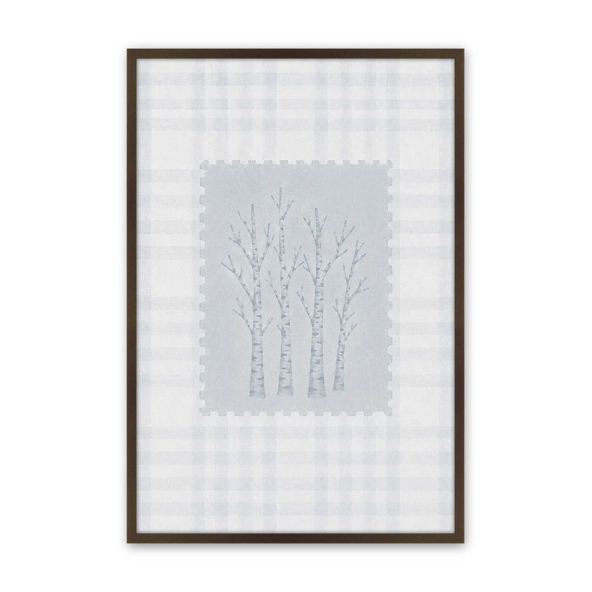 [Color:Brown], Picture of art in a Brown frame