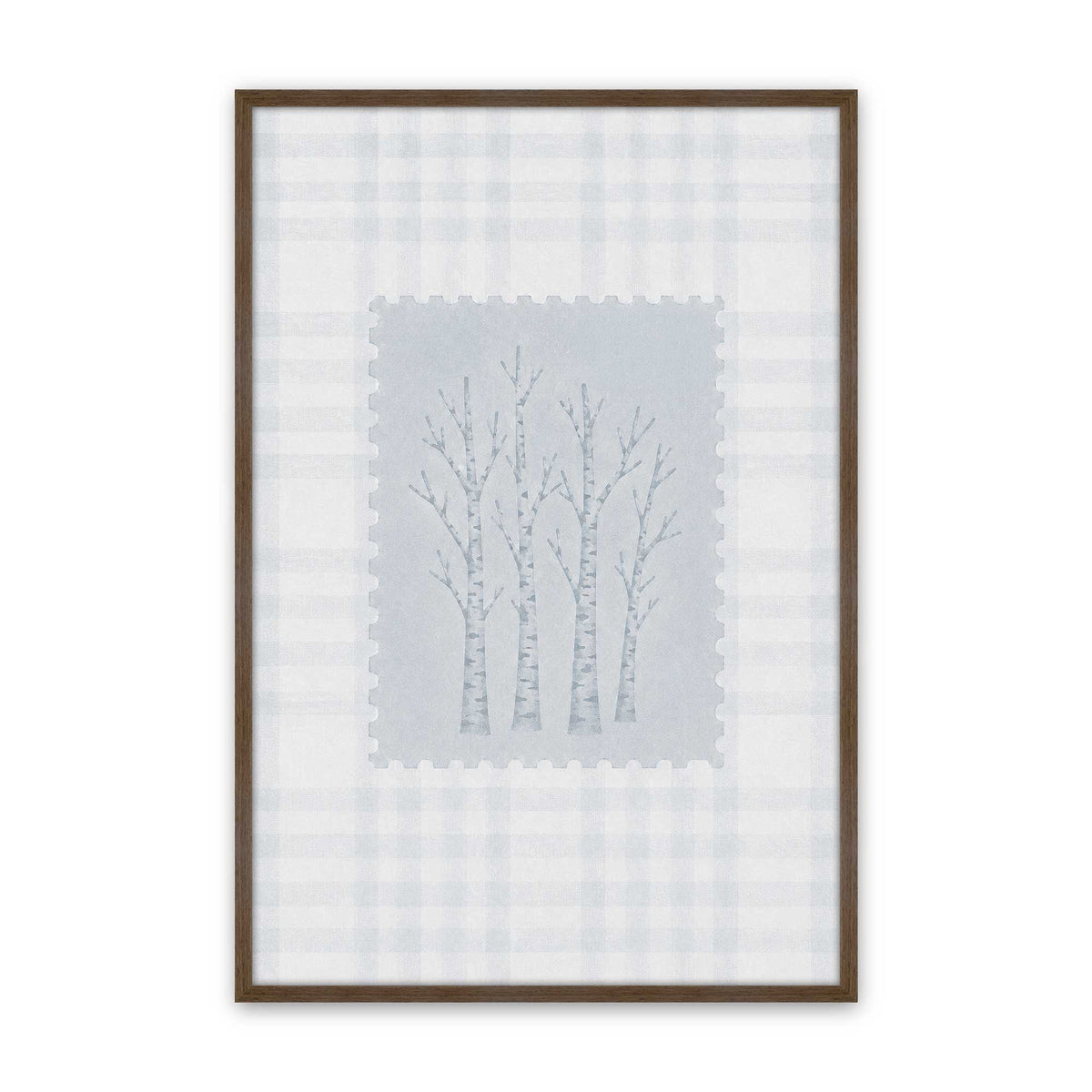 [Color:Walnut], Picture of art in a Walnut frame