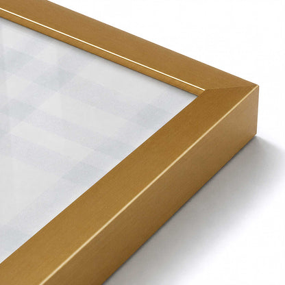 [Color:Polished Gold], Picture of art in a Polished Gold frame at an angle