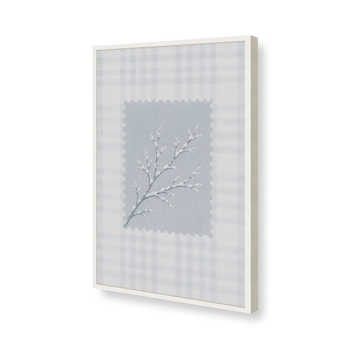 [Color:Opaque White], Picture of art in a Opaque White frame of the corner