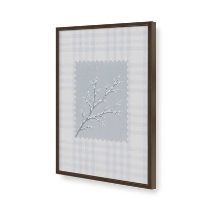 [Color:Brown], Picture of art in a Brown frame of the corner