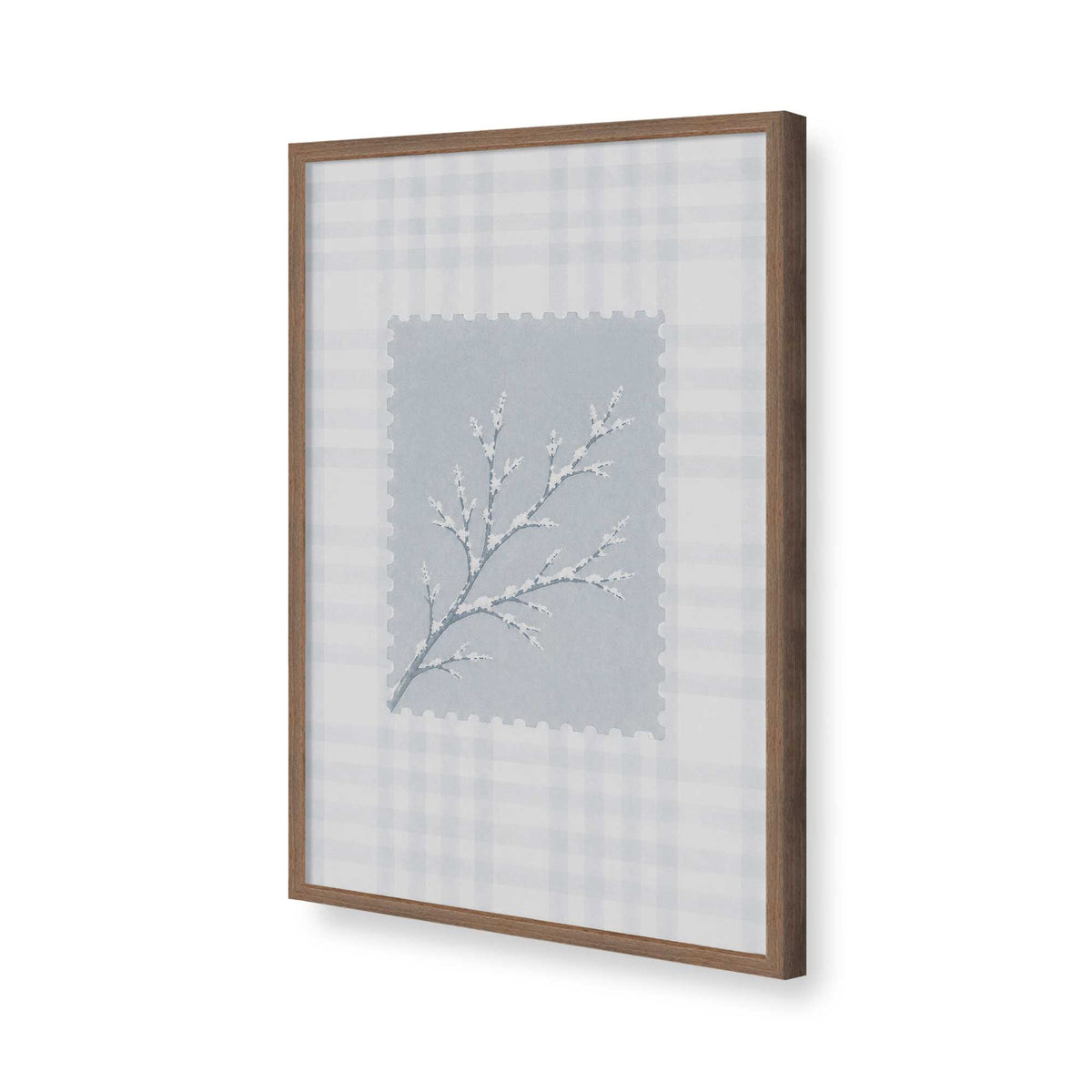 [Color:Walnut], Picture of art in a Walnut frame of the corner