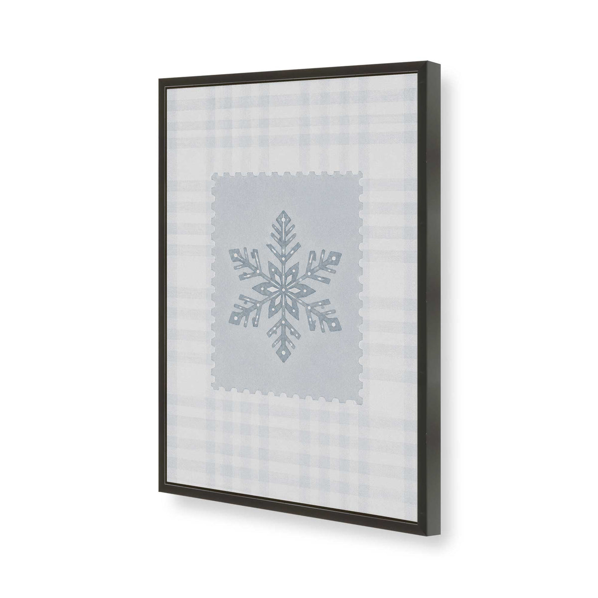 [Color:Satin Black], Picture of art in a Satin Black frame of the corner