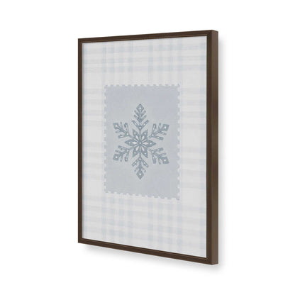 [Color:Brown], Picture of art in a Brown frame of the corner