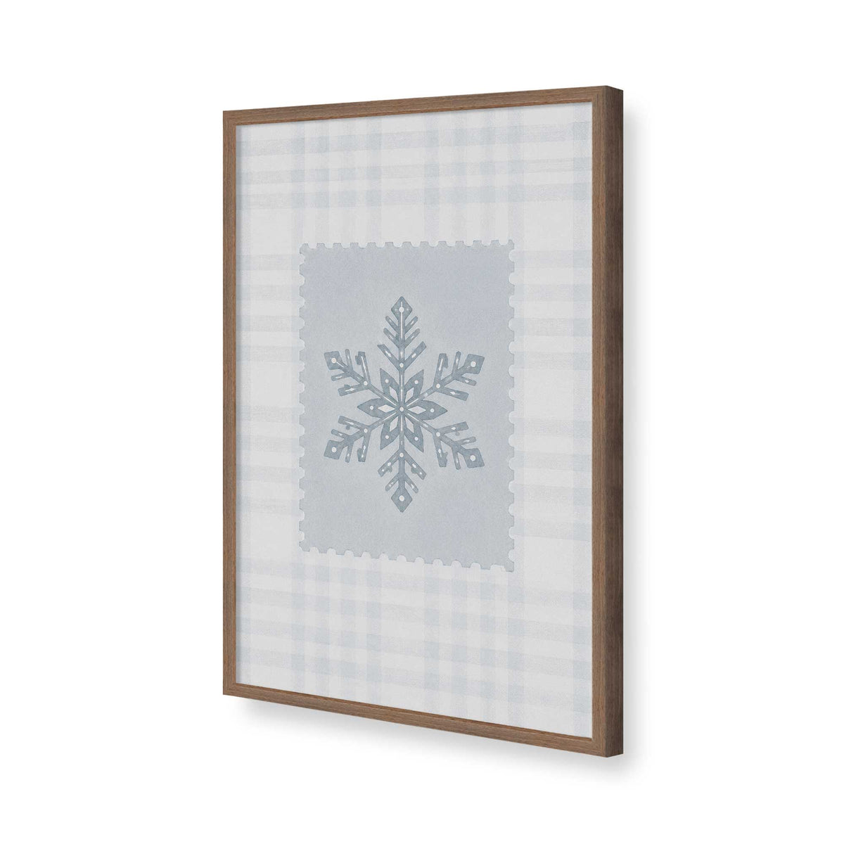 [Color:Walnut], Picture of art in a Walnut frame of the corner