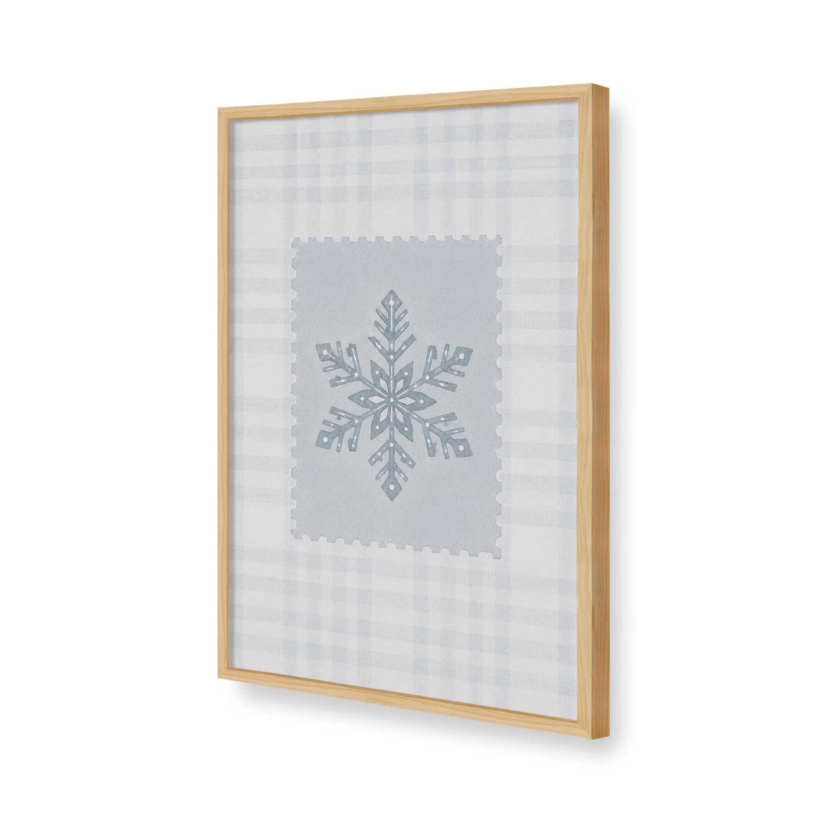[Color:American Maple], Picture of art in a American Maple frame of the corner
