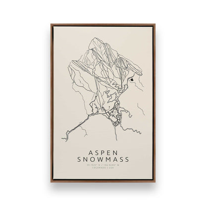 Snowy Coaster, Set of 4 Canvas Prints