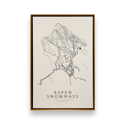 Snowy Coaster, Set of 4 Canvas Prints