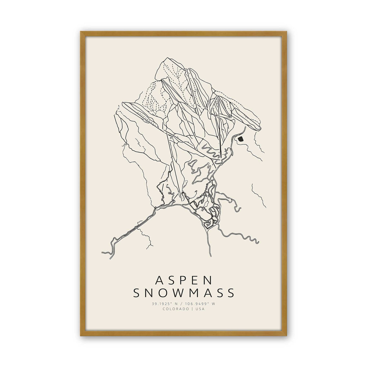 Gone Skiing in America Set of 6 At Prints