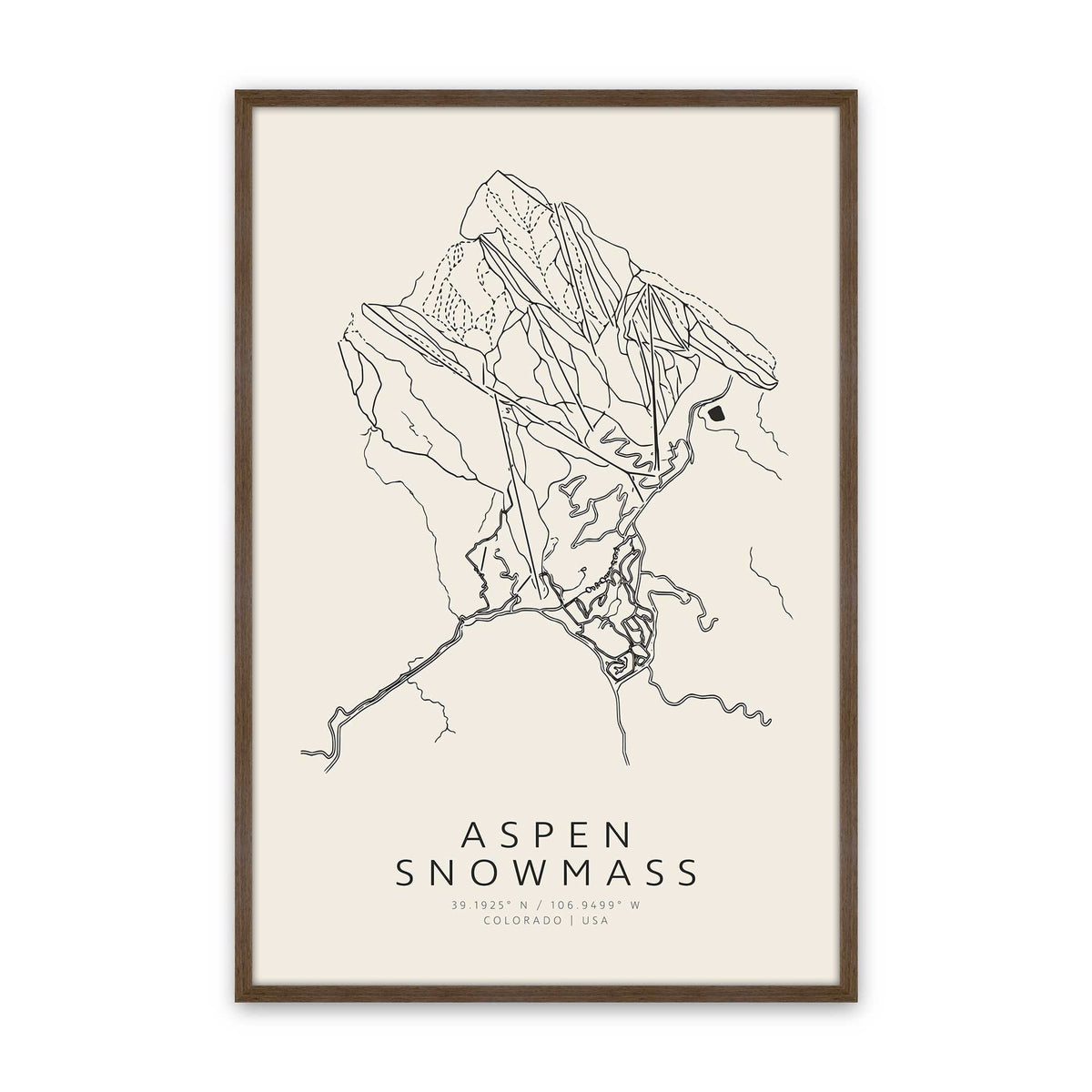 Gone Skiing in America Set of 6 At Prints