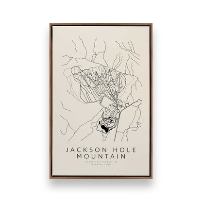 Snowy Coaster, Set of 4 Canvas Prints