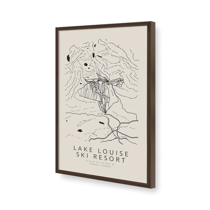 [Color:Brown], Picture of art in a Brown frame of the corner