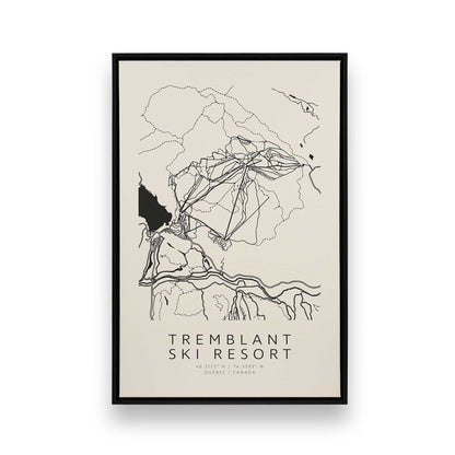 Gone Skiing in Canada, Set of 6 Canvas Prints