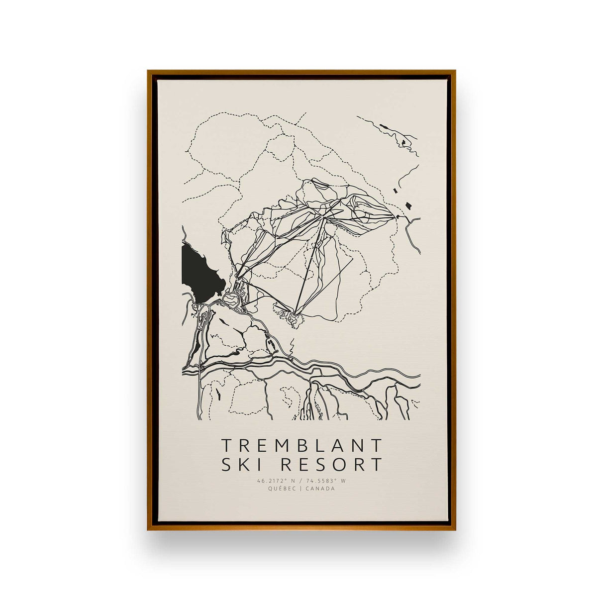 Gone Skiing in Canada, Set of 6 Canvas Prints