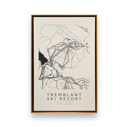 Gone Skiing in Canada, Set of 6 Canvas Prints