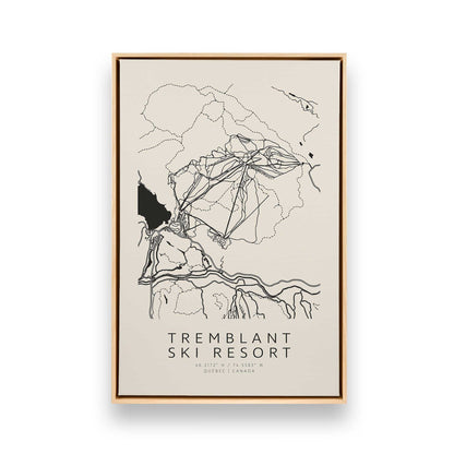 Gone Skiing in Canada, Set of 6 Canvas Prints