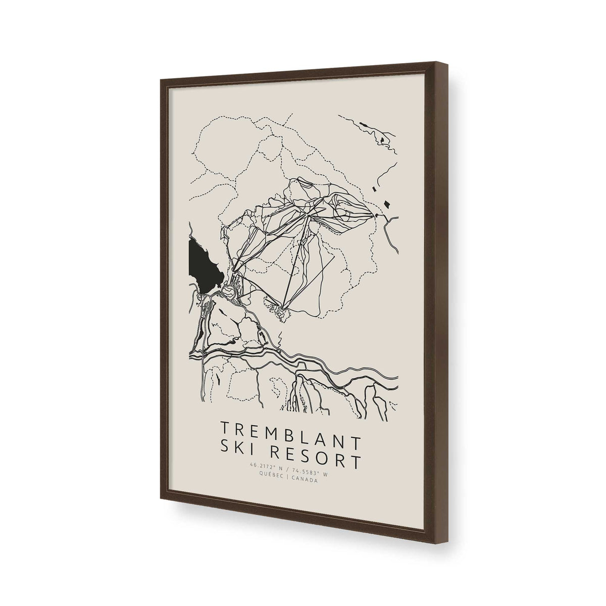 [Color:Belvinder Brown], Picture of art in a Belvinder Brown frame of the corner