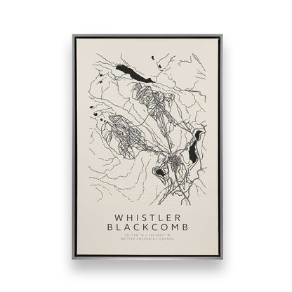 Gone Skiing in Canada, Set of 6 Canvas Prints