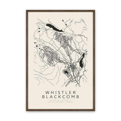 Map My Canadian Mountain Trio Set of 3 At Prints