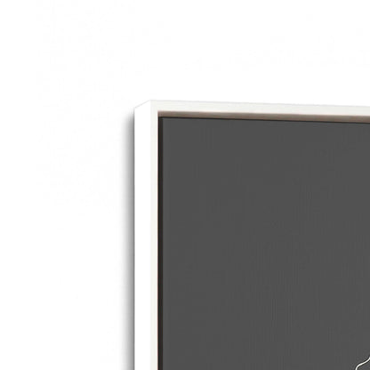 [Color:Opaque White], Picture of art in a White frame at an angle