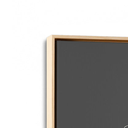 [Color:American Maple], Picture of art in a American Maple frame at an angle