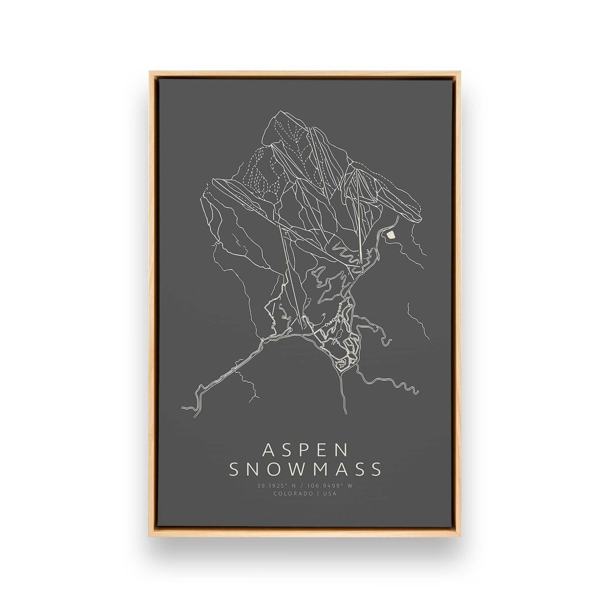 [Color:American Maple], Picture of art in a American Maple frame