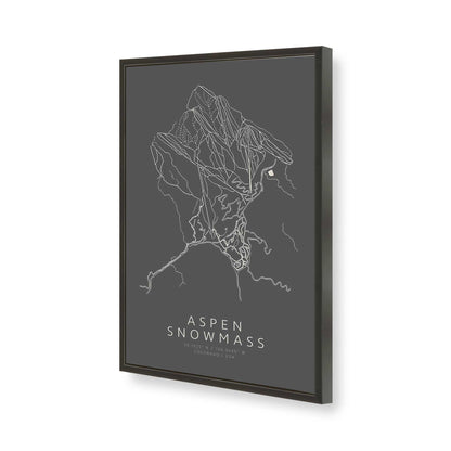 [Color:Satin Black], Picture of art in a Satin Black frame of the corner