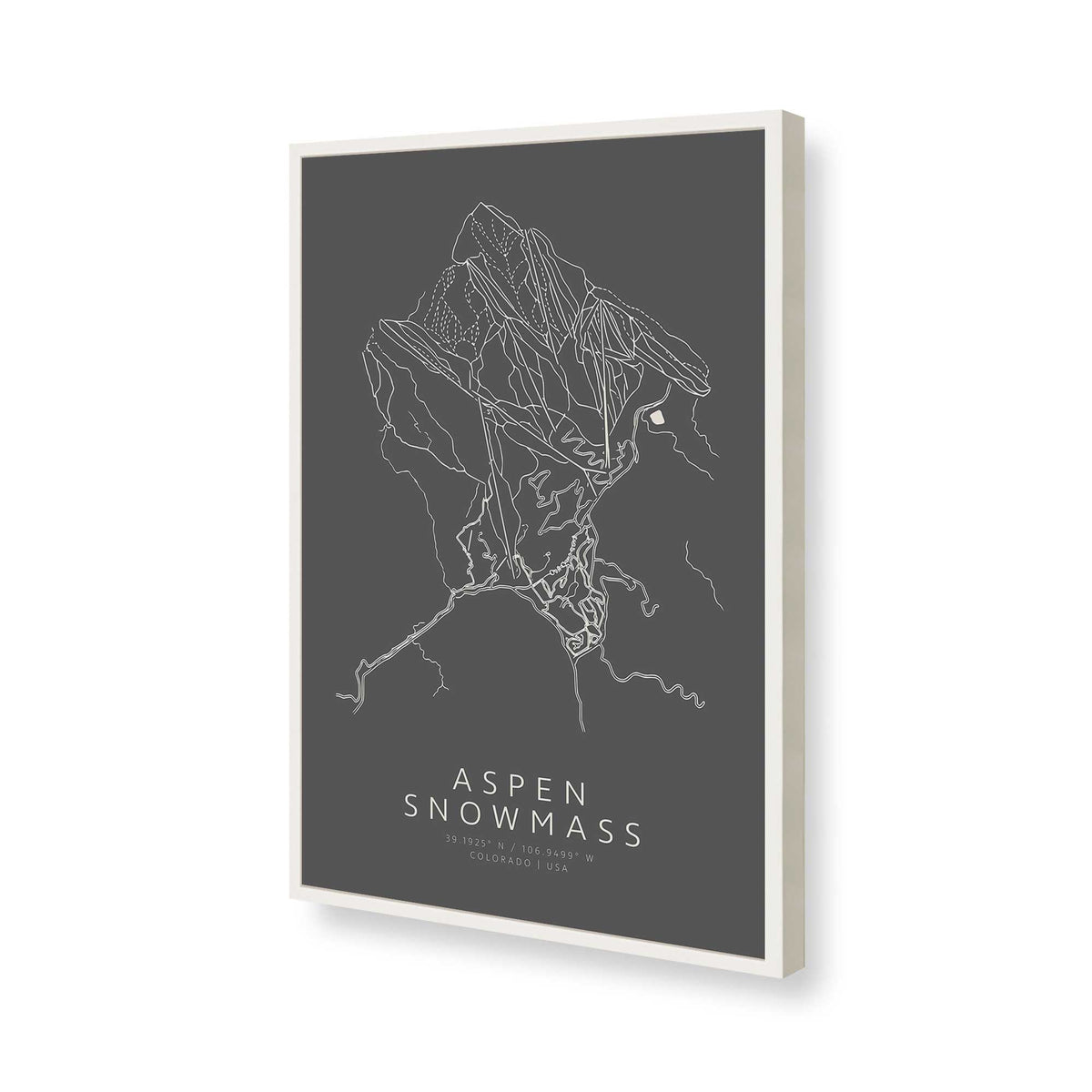 [Color:Opaque White], Picture of art in a Opaque White frame of the corner