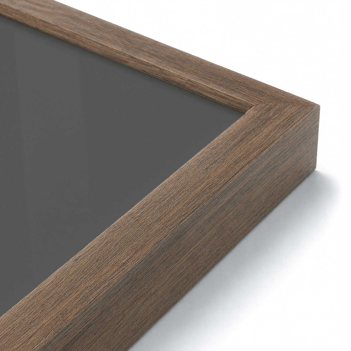 [Color:Walnut], Picture of art in a Walnut frame at an angle