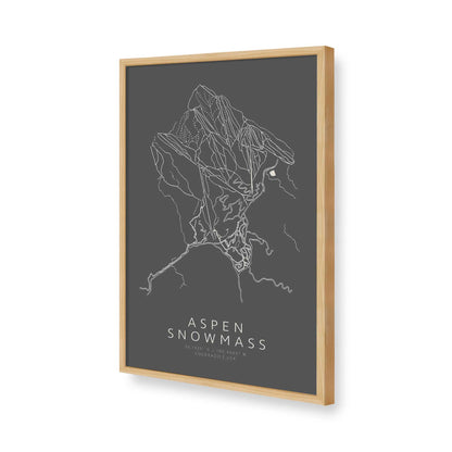 [Color:American Maple], Picture of art in a American Maple frame of the corner