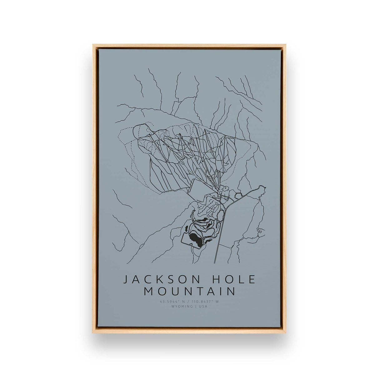 [Color:American Maple], Picture of art in a American Maple frame