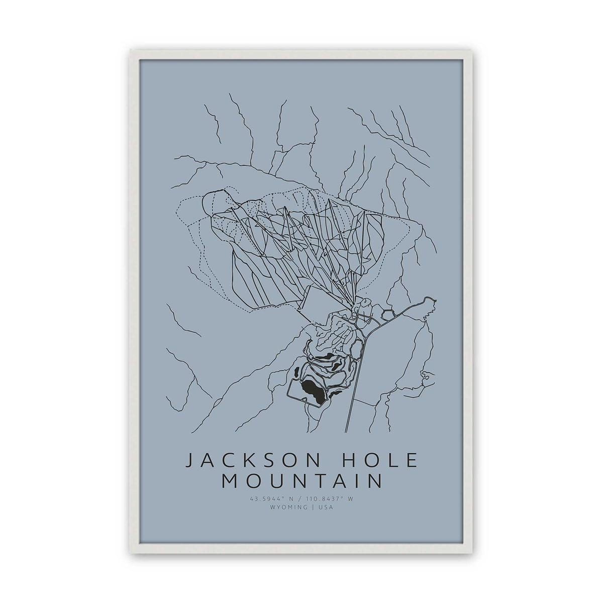 [Color:Opaque White], Picture of art in a Opaque White frame