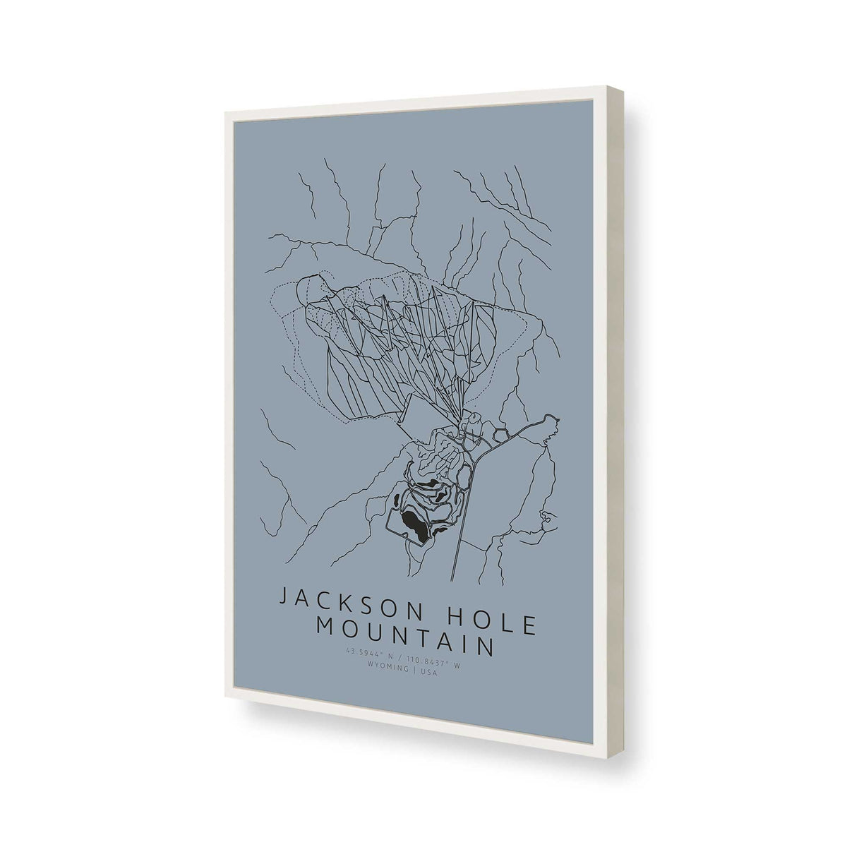 [Color:Opaque White], Picture of art in a Opaque White frame of the corner