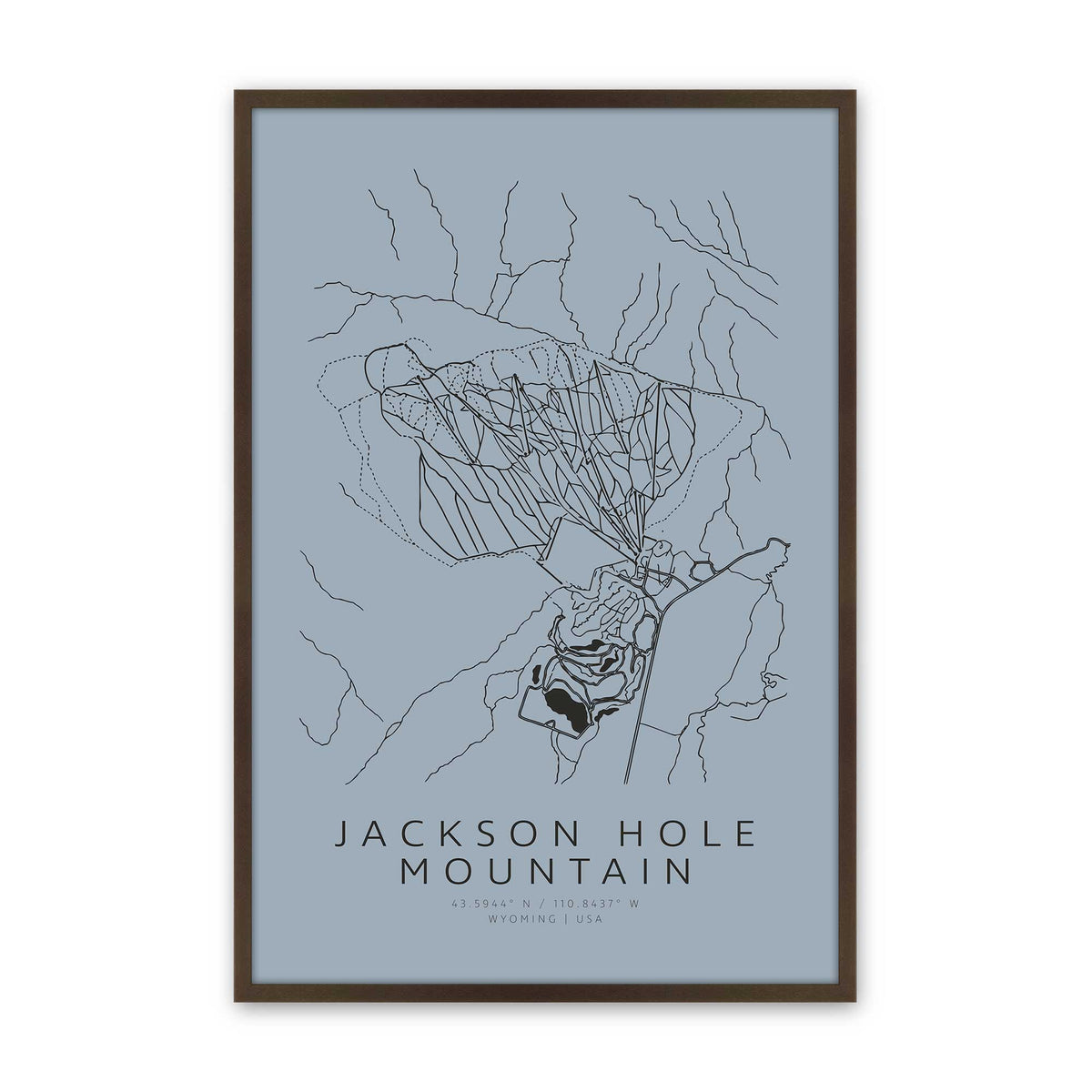 [Color:Belvinder Brown], Picture of art in a Belvinder Brown frame