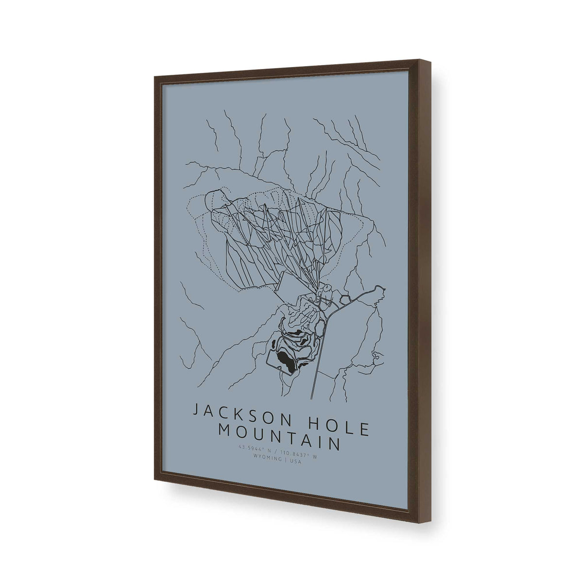 [Color:Belvinder Brown], Picture of art in a Belvinder Brown frame of the corner
