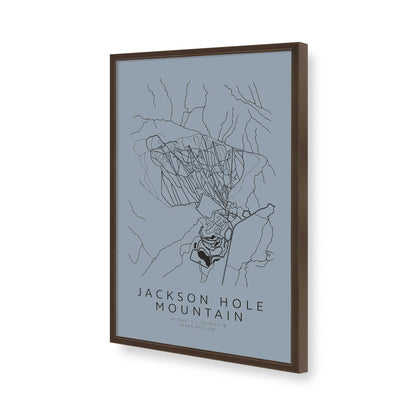 [Color:Brown], Picture of art in a Brown frame of the corner